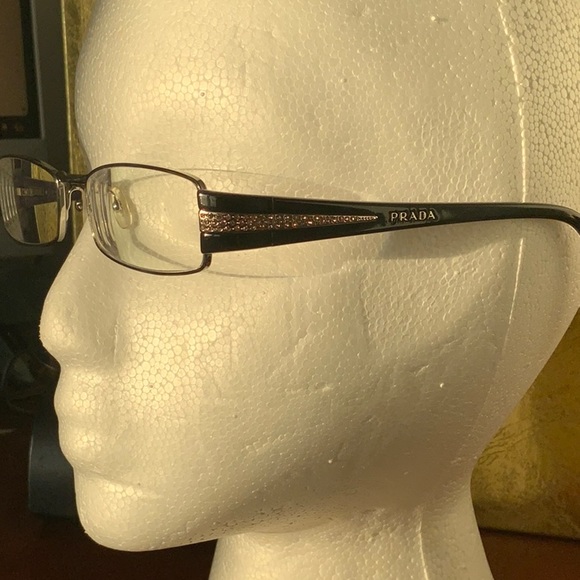 Prada Eyeglass frames, crystals & flex arms - Picture 4 of 7